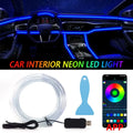AuraGlow™ App-Controlled LED Car Interior Lights